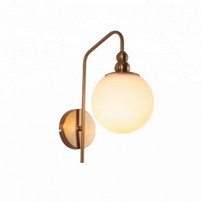 Eskitme Bronze Gövde 15 Cm Çap Cam Düvar Aplik
